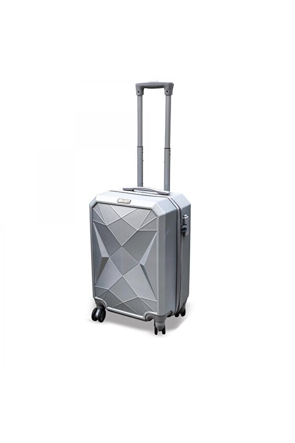 Diamond ABS Gümüş Küçük Boy Valiz 16616