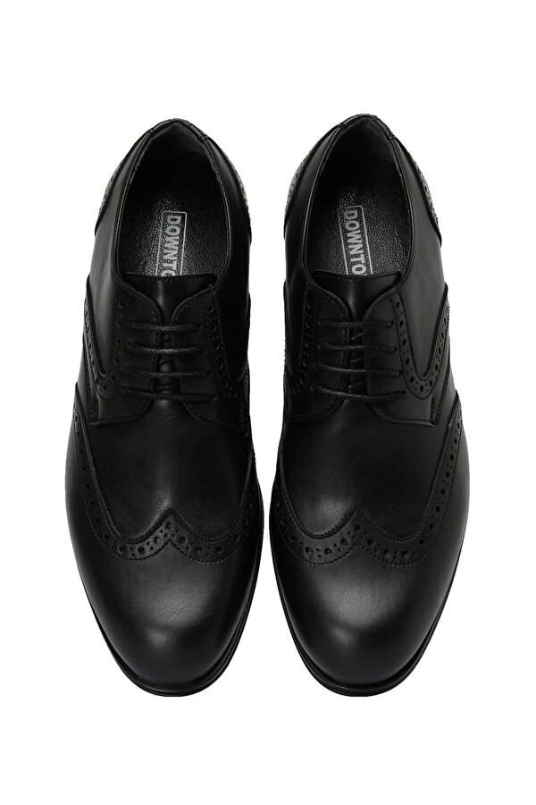 Down Town Fi̇des 3Fx Черный Мужчина Деловые С Двойной Союзкой