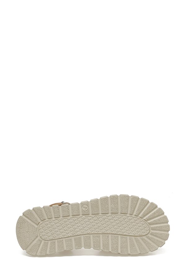 FRENCY 3FX Bronz Kadın Kalın Taban Sandalet