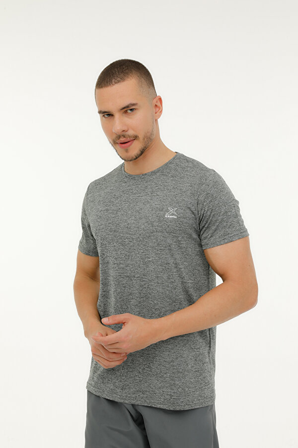 M-SN233 BSC PES T-SH 3FX KHAKI KATYONK Man 054