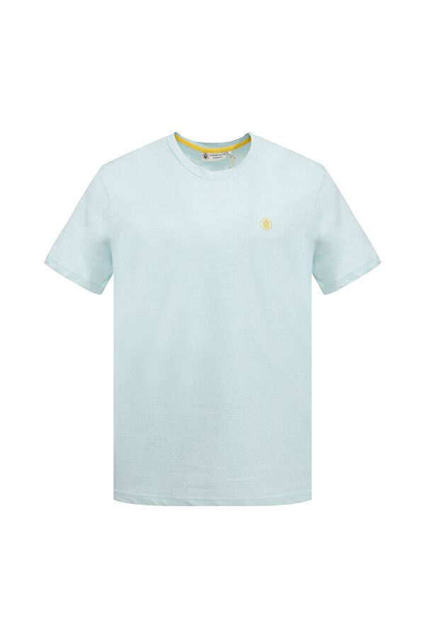 T-SHIRT BASIC SMALL LOGO BLUE KATYONK Man Sleeve T-Sh