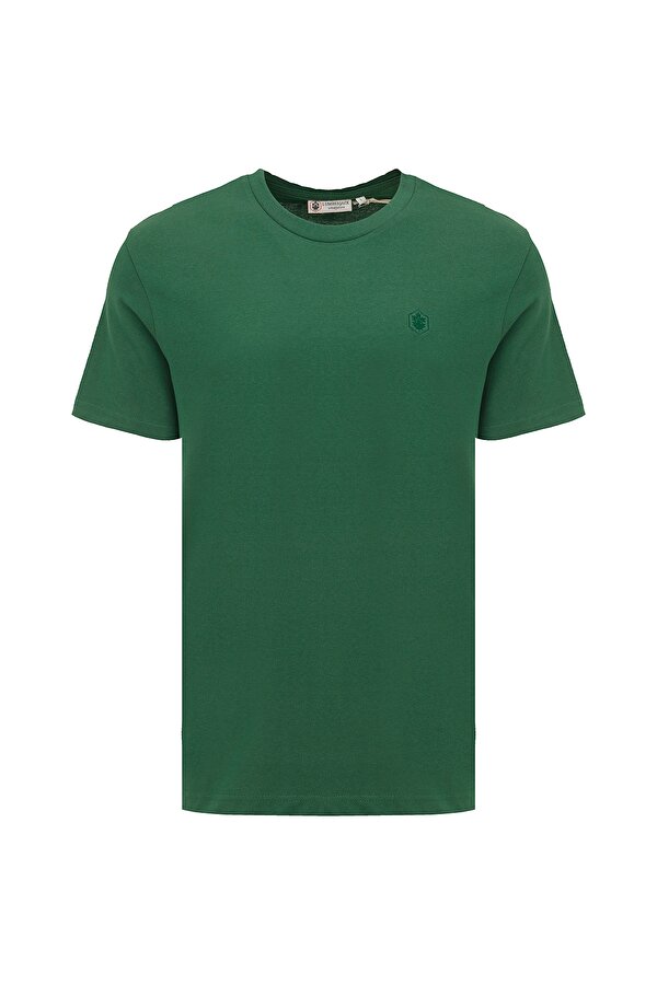 T-SHIRT COTTON JERSEY D GREEN Man Sleeve T-Sh