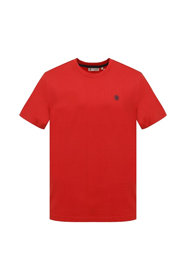 T-SHIRT BASIC SMALL LOGO RED Man Sleeve T-Sh
