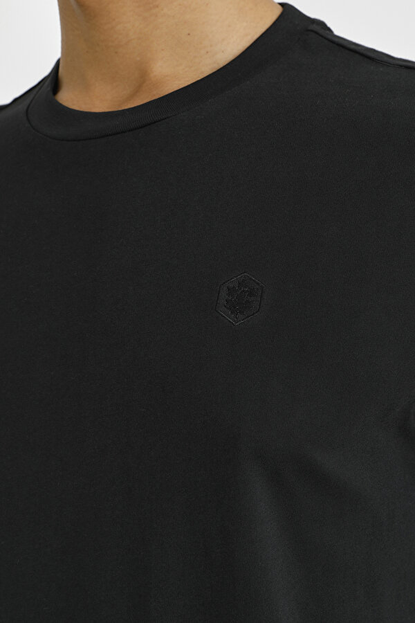 T-SHIRT BASIC SMALL LOGO BLACK Man Sleeve T-Sh