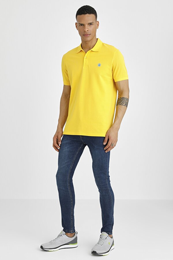POLO CLASSIC D YELLOW Man Short Sleeve T-Shirt
