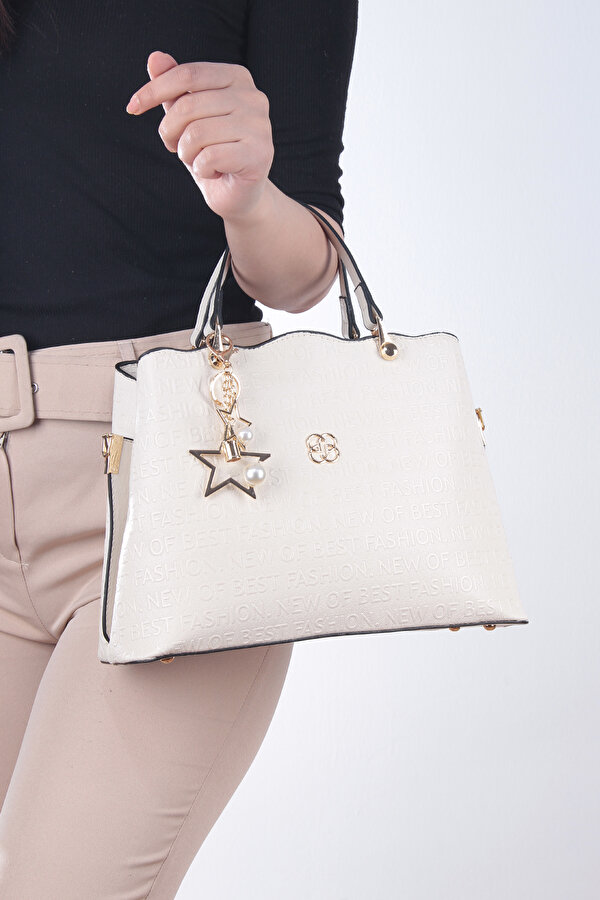 dm-1262 Kadın El Çantası Kadın Kol Çantası KREM