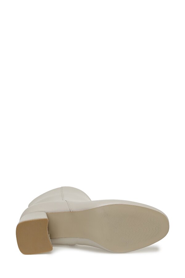 21K-256 3PR Bej Kadın Topuklu Bot