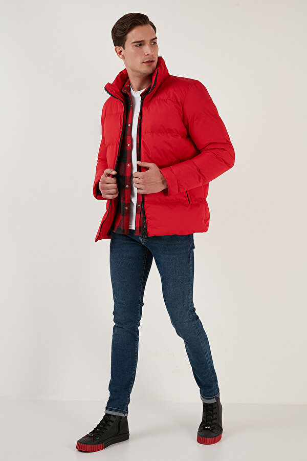 Erkek Mont 649004 KIRMIZI