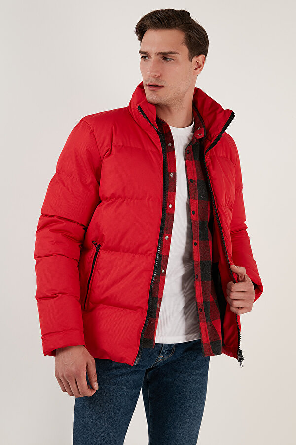 Erkek Mont 649004 KIRMIZI