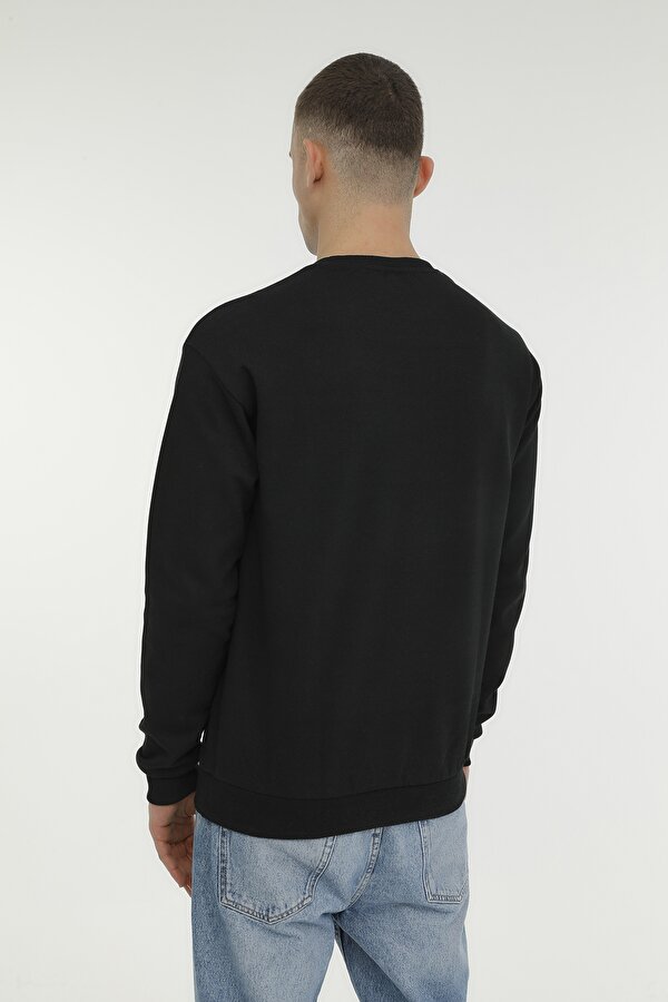 M-SD1161 RENATO SWEATSHIR BLACK Man 060