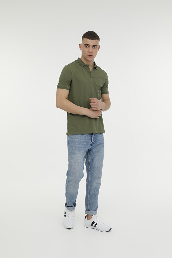 Kinetix M-Sn328 C T-Shirt 3Fx Хаки Мужчина Рубашка-Поло