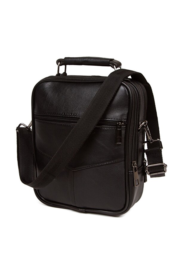 Erkek Hakiki Deri Çelik Kasalı Telefon Bölmeli El Ve Omuz Çantası