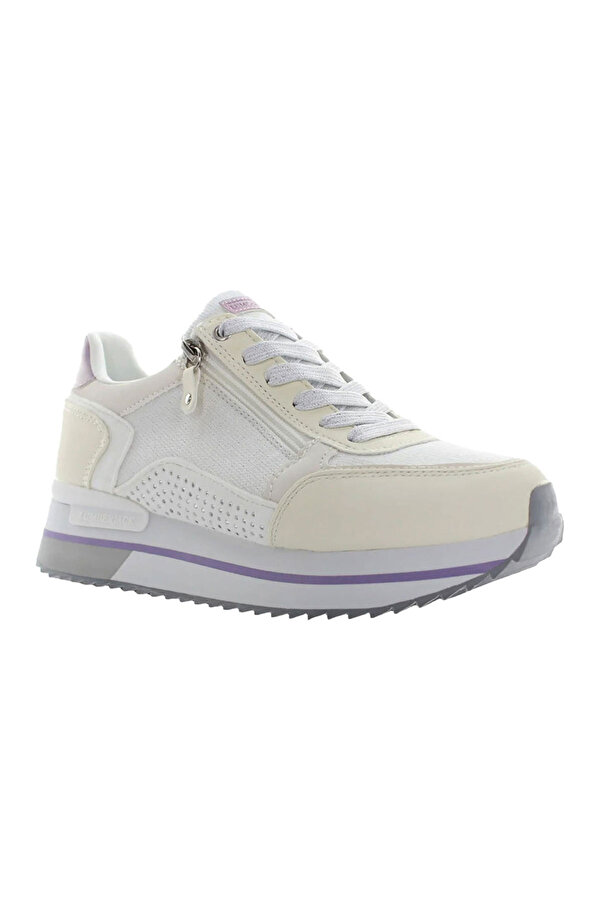 SNEAKER WITH ZIP WHITE Woman Sneaker