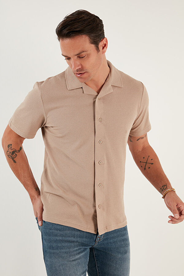 Erkek Gömlek 5902640 VİZON