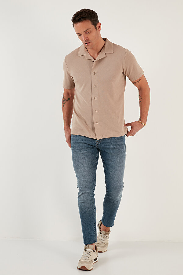 Erkek Gömlek 5902640 VİZON