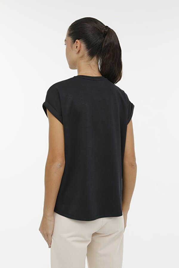 Lumberjack Wl Cindy 11Ck1213 3Fx Черный Женщина Футболка