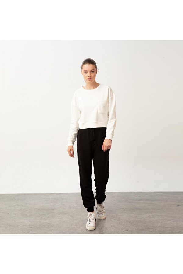 Baldur Crop Sweatshirt Ekru
