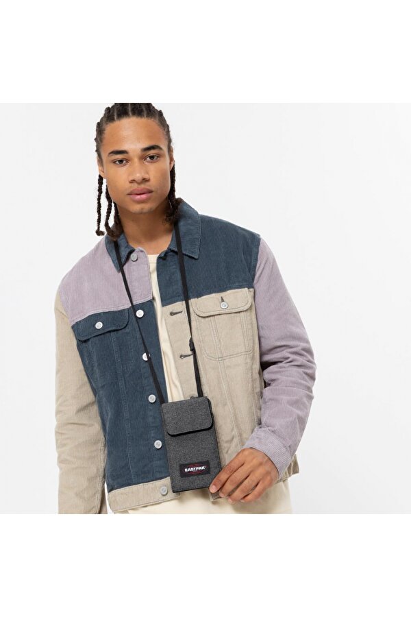 Daller Pouch Siyah Denim Askılı Mini Çanta