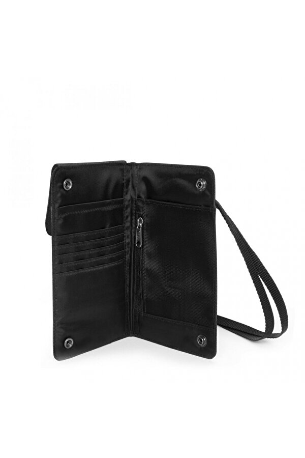 Daller Pouch Siyah Denim Askılı Mini Çanta