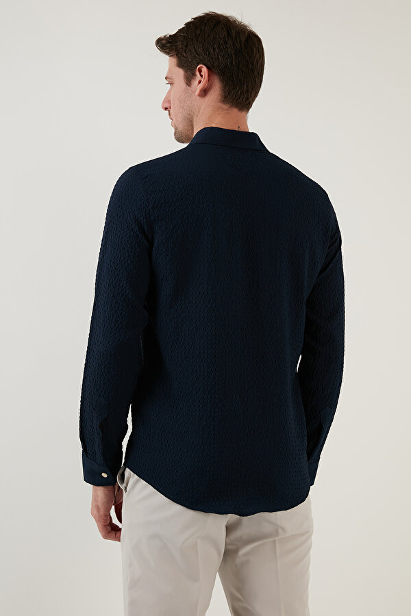 Erkek Gömlek CF23S112237 LACİVERT