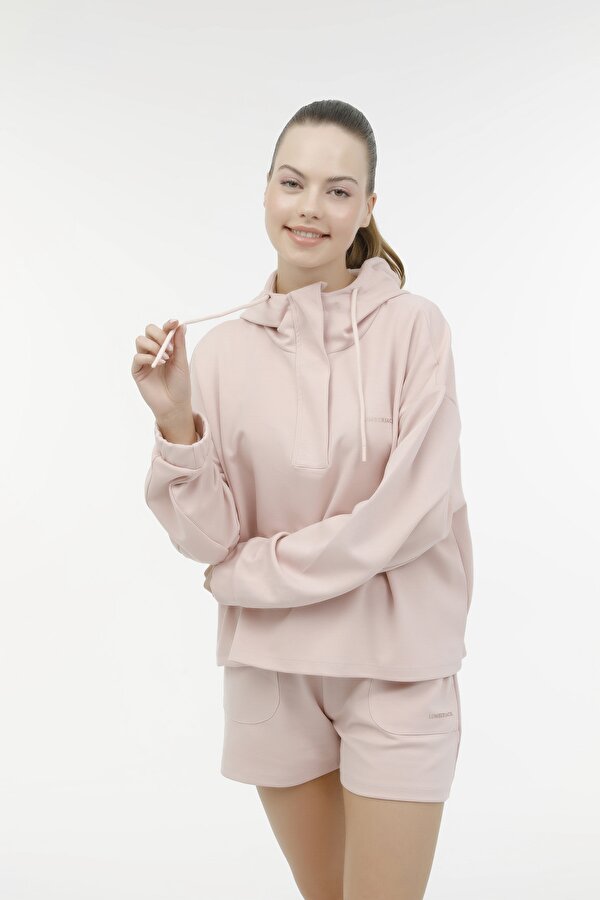Lumberjack Wl Camila 17Ct694 3Fx Розовый 008 Женщина Толстовка С Капюшоном