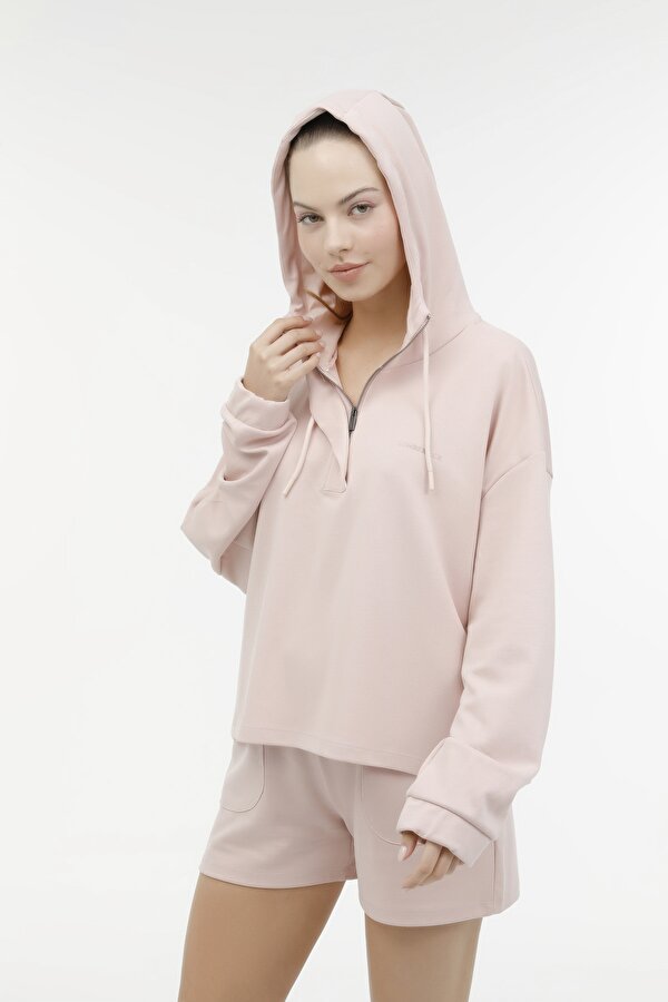 Lumberjack Wl Camila 17Ct694 3Fx Розовый 008 Женщина Толстовка С Капюшоном