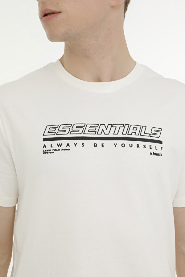 Kinetix Me Bruno-B 11Sn547 3Fx Экрю Мужчина Футболка