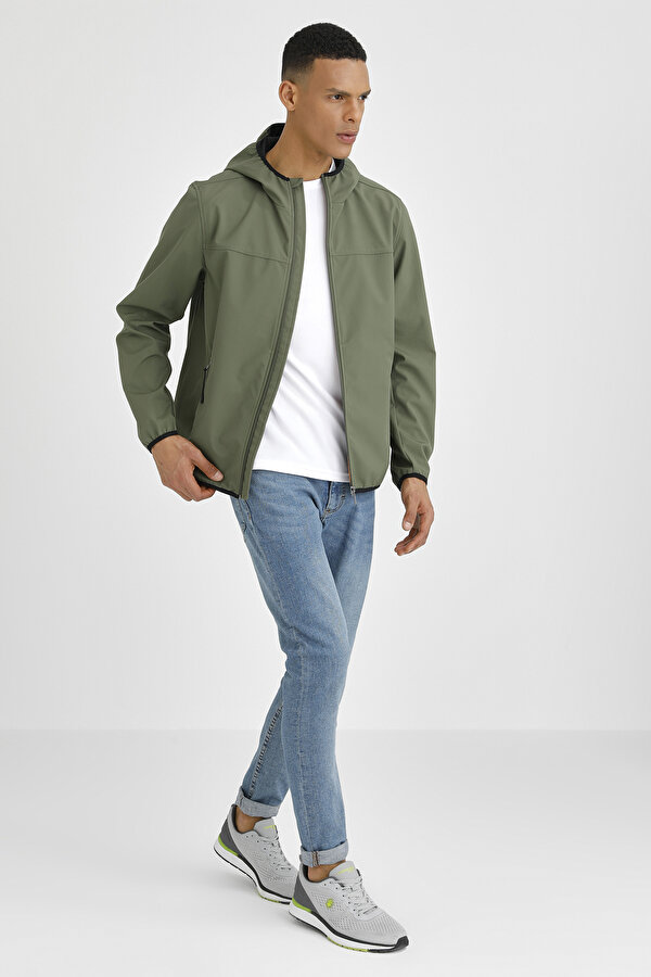 3M LIGHT SOFTSHELL JKT ARMY GREEN Man Jacket