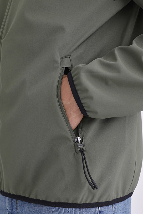 3M LIGHT SOFTSHELL JKT ARMY GREEN Man Jacket