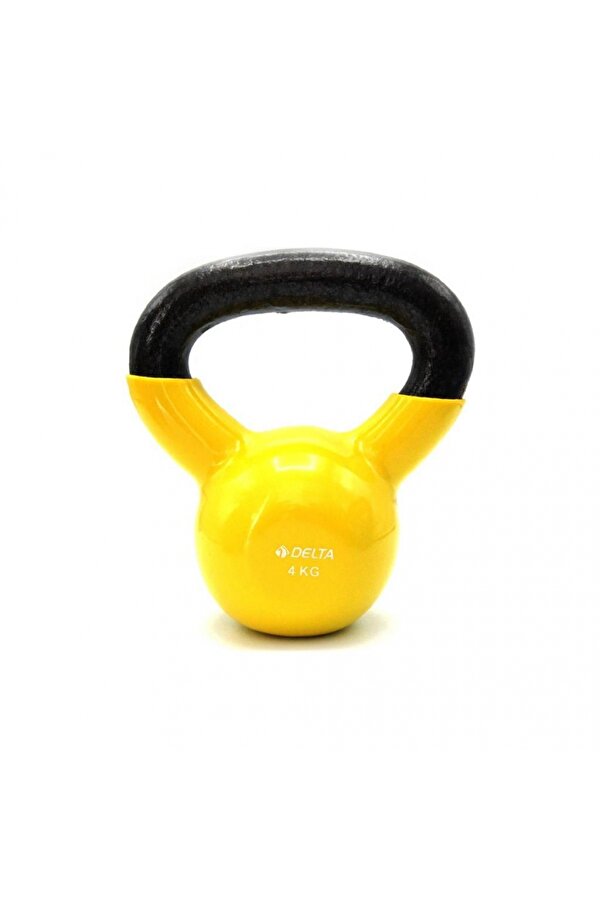4 Kg. Çaydanlık Tipi Sarı Demir Dambıl - Kettlebell