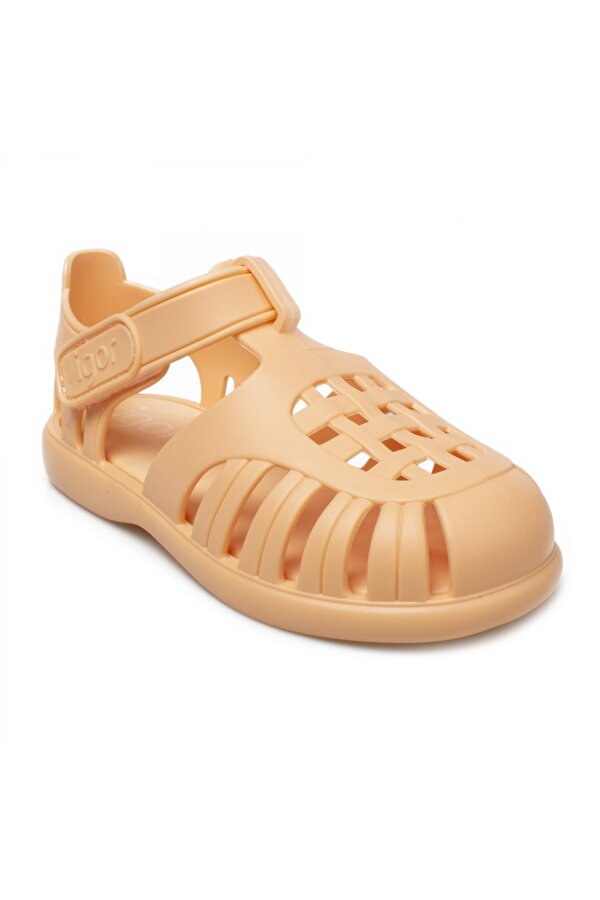 10271 K Tobby Solid Turuncu Kız Çocuk Sandalet