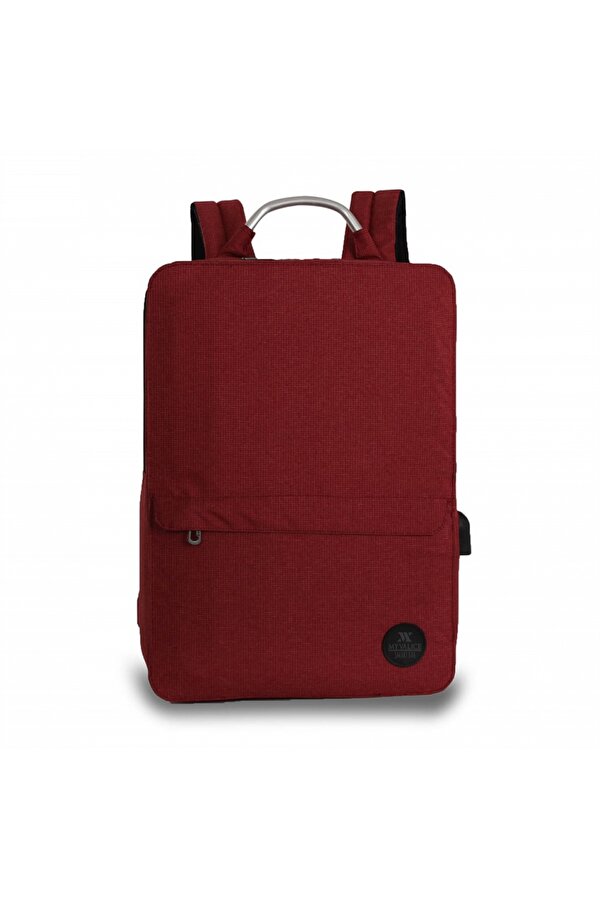 Smart Bag Usb Şarj Girişli Akıllı Sırt Çantası 1210 Bordo