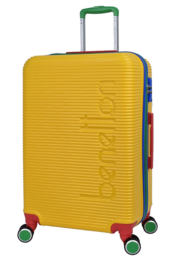 Lüx Abs 3 lü Valiz Seti Sarı BNT500