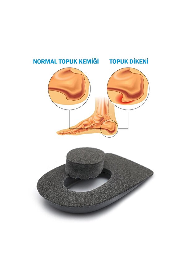 Heelspur (Epin Topukluk) Gri Topuk Dikeni Tabanlık