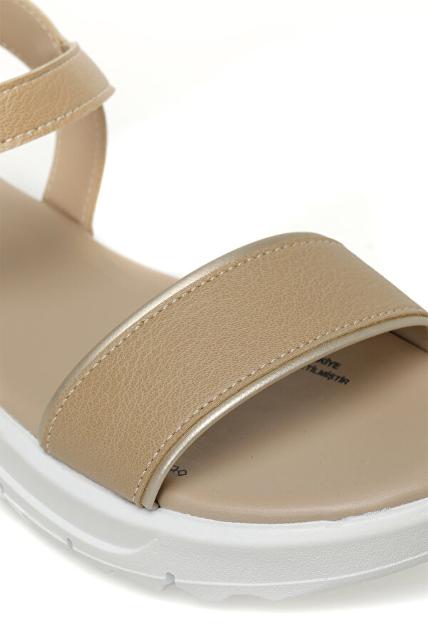 23S-056 3FX Taba Kadın Düz Sandalet