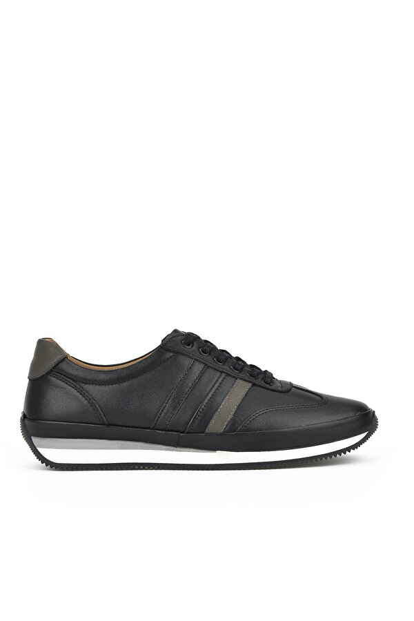 Erkek Hakiki Deri Sneaker 1311002 060 Siyah