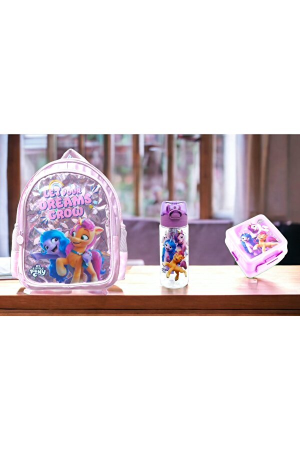 My Little Pony İlkokul Çantası ,Matara ve Beslenme Kabı