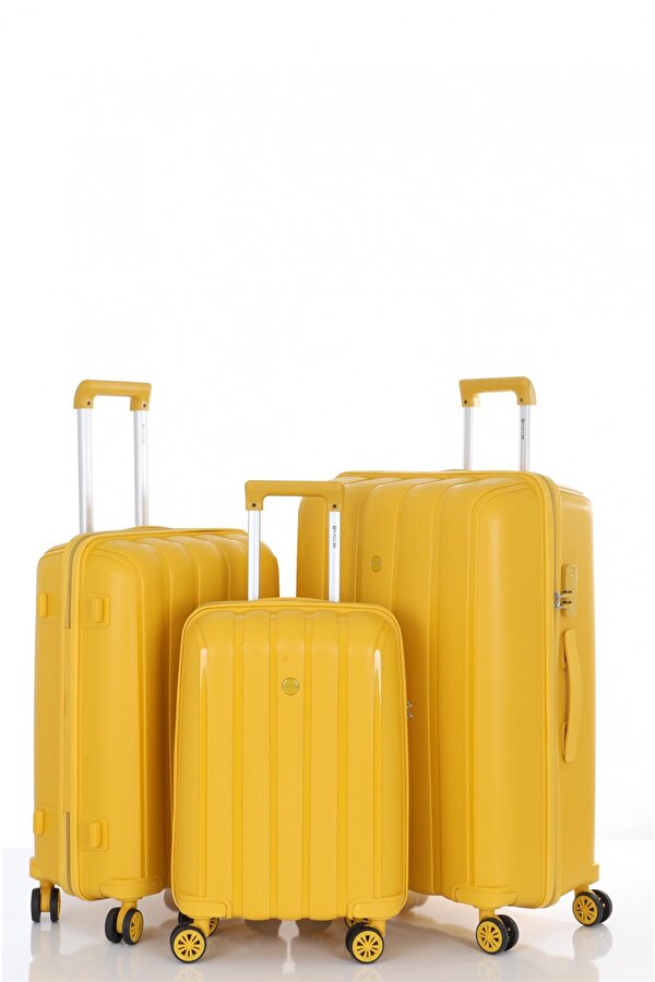 Mçs Üçlü Polipropilen Valiz Seti V305