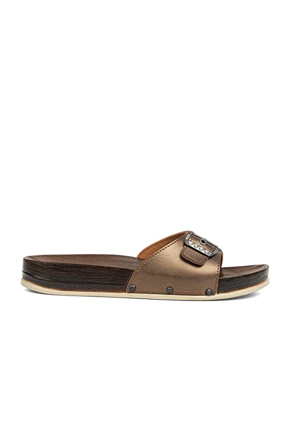 Piere Cardin® | PC-7026-Bronz - Kadın Terlik
