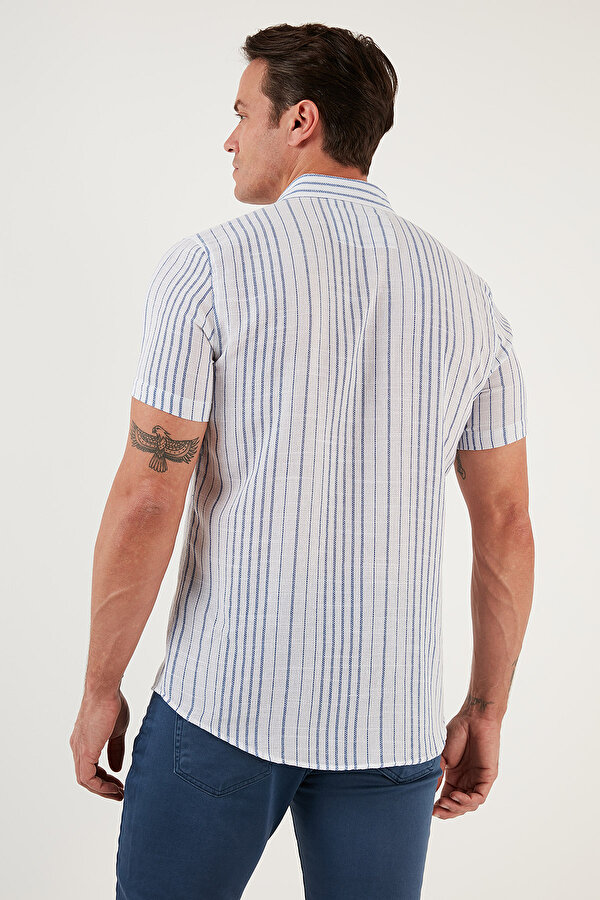 Erkek Gömlek CF23S116097 BEYAZ-SAKS