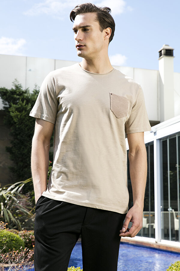 Erkek T Shirt 5902000 VİZON