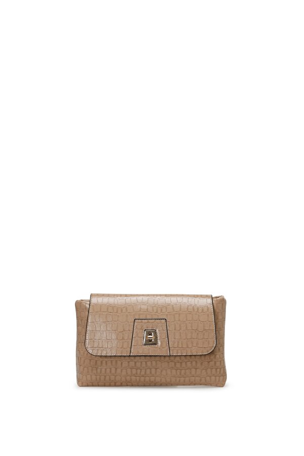 ELANTRA 3PR Krem Kadın Clutch