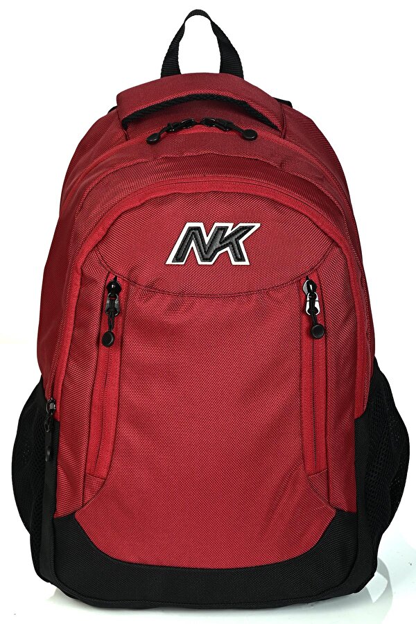 Nk 9005-5 Su Geçirmez Ortopedik Sırt Destekli Okul Sırt Çantası Bordo
