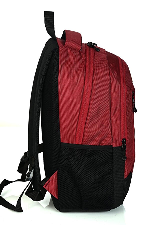 Nk 9005-5 Su Geçirmez Ortopedik Sırt Destekli Okul Sırt Çantası Bordo