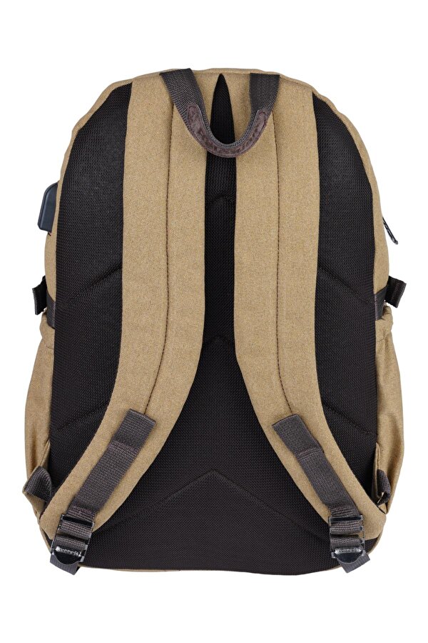 Su Geçirmez Kanvas Kumaş Okul ve Günlük Kullanıma Uygun Geniş Ebatlı Sırt Çantası