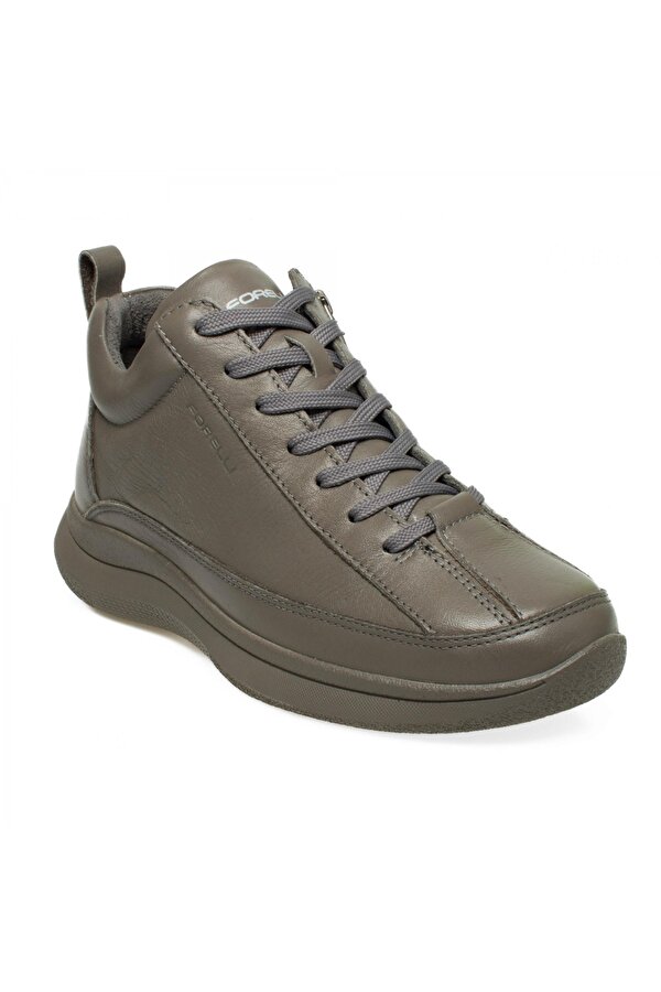 ̇ Neva 27954 Comfort Deri̇ Gri̇ Kadın Bot