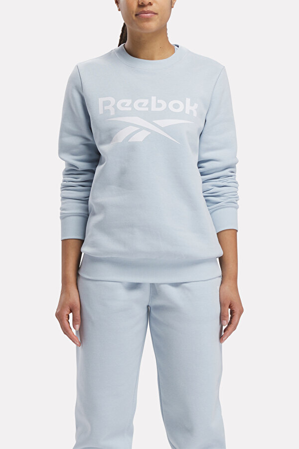 Reebok Ri Bl Fleece Crew Голубой 005 Женщина Джемпер