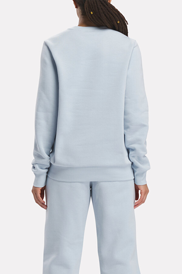 Reebok Ri Bl Fleece Crew Голубой 005 Женщина Джемпер