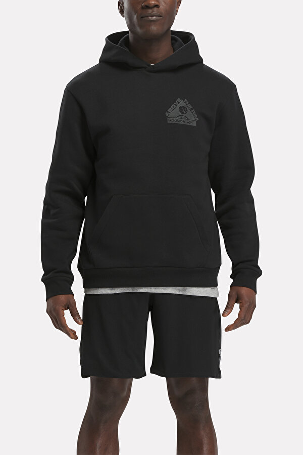ABOVE THE RIM HOODIE Siyah Erkek Sweatshirt