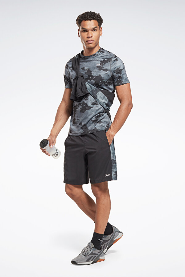 TRAIN CAMO WOVEN SH Siyah Erkek Şort